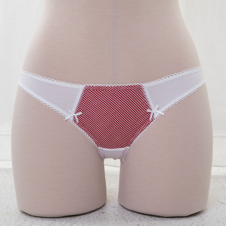 Undies Red Gingham Amelia