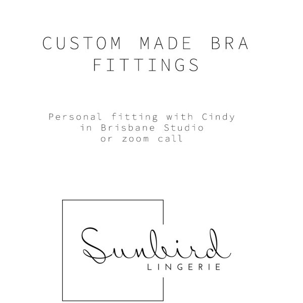 Custom Made Bra Fitting